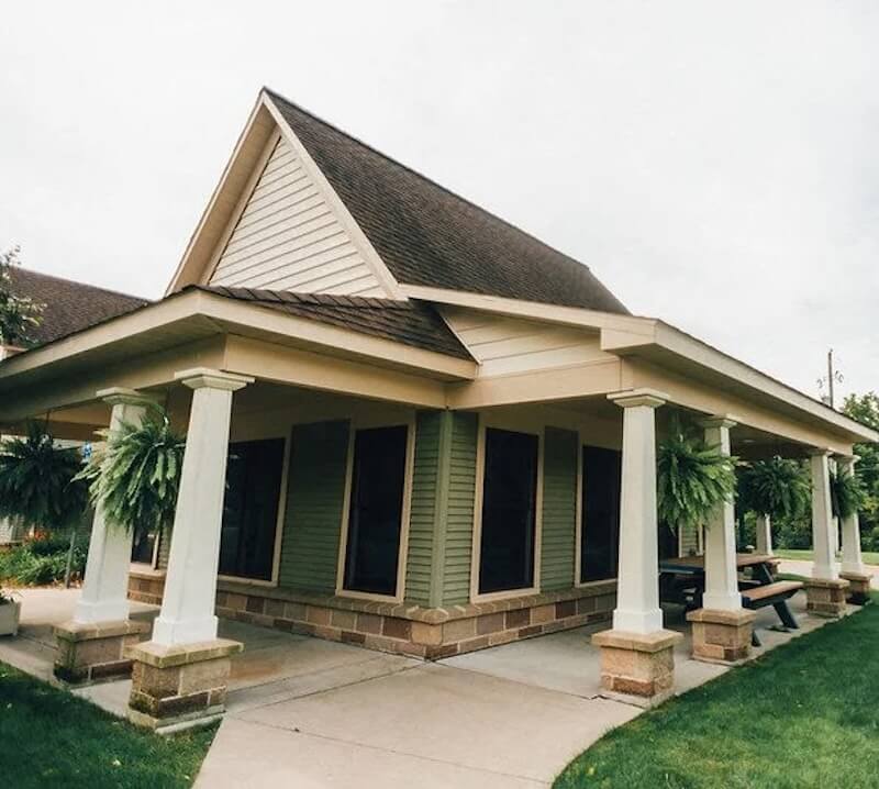 Heron Courtyard Community Room Porch